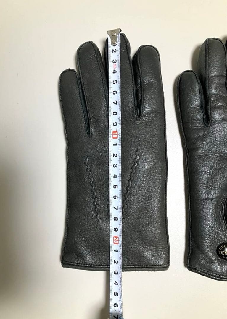 DENTS デンツ手袋　レザーグローブ　ディアスキン　ラビットファー