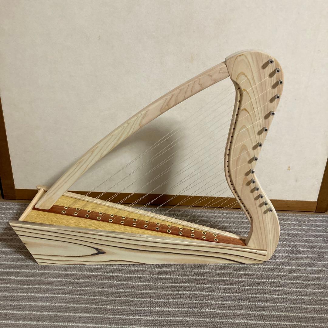ほのぼの工房の複弦ハープ