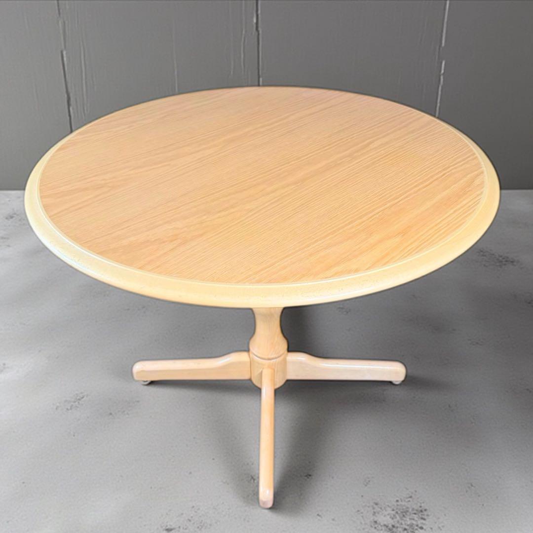 HR818 秋田木工 ダイニングテーブル T-5651 丸型テーブル