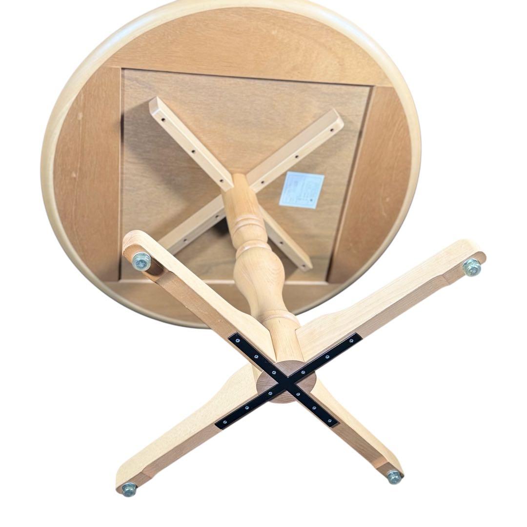 HR818 秋田木工 ダイニングテーブル T-5651 丸型テーブル