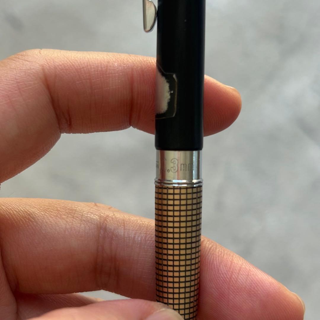 【レア】ニューマン NEWMAN 木目調 0.3mm シャープペンシル 廃番廃盤