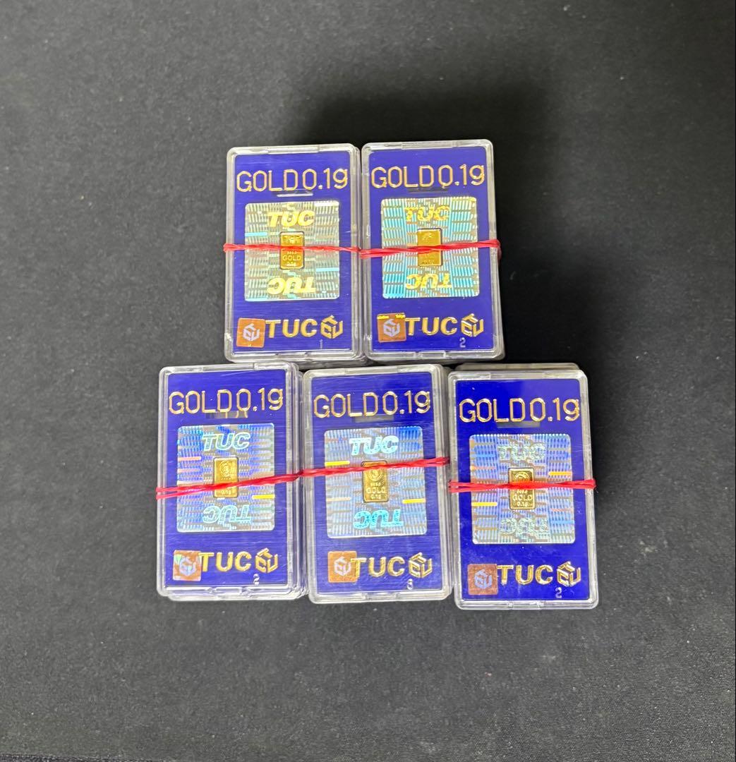 TUC Gold 0.1g 純金 景品 50個