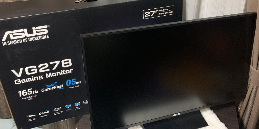 ASUS 27インチ ゲーミングモニター G-SYNC 165Hz