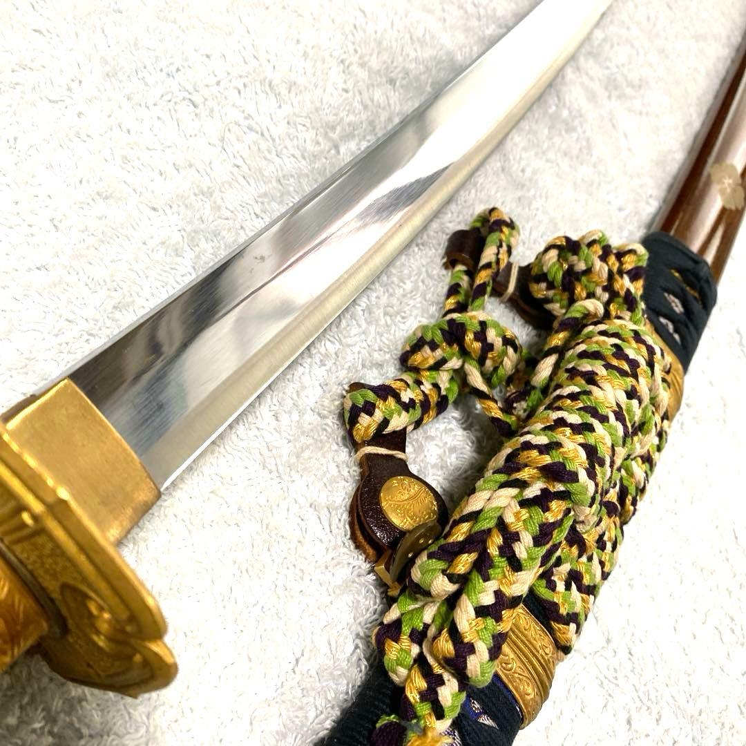 模造刀　武田信玄　来国長　陣太刀　金属刀身