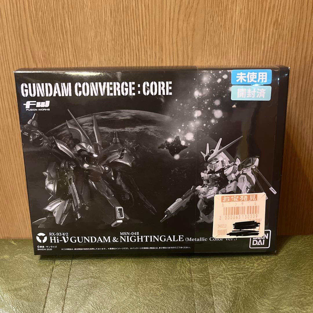 ガンダムコンバージ コアHi-νガンダム&ナイチンゲール　メタリックカラーver