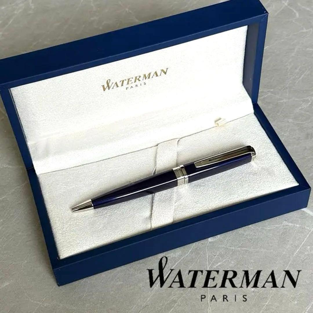 ウォーターマン 高級ボールペン エクセプション スリム ブルーラッカーST