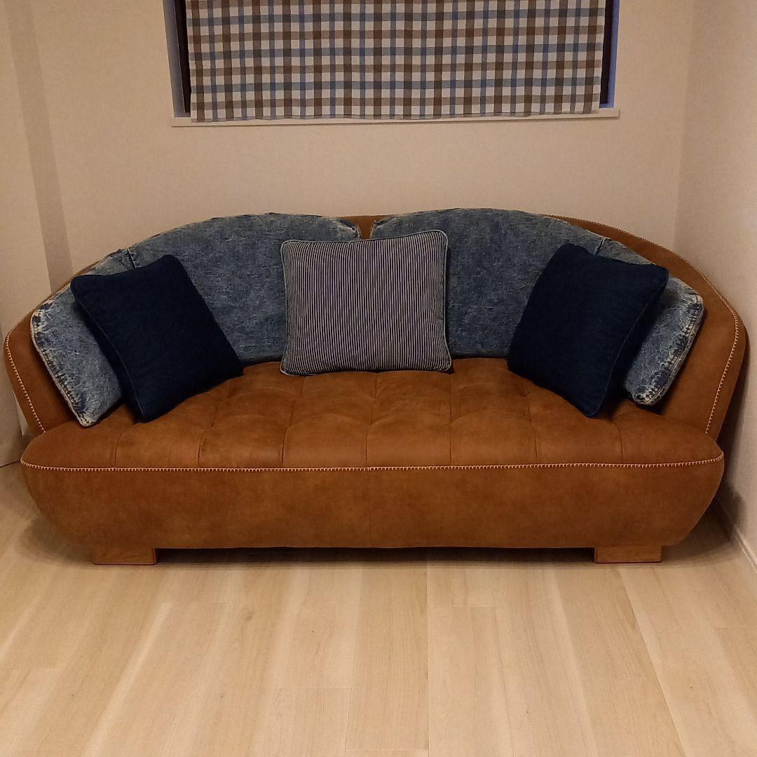 crashgate オピアム　オイルレザー　ソファー