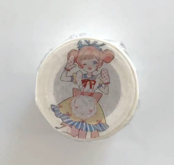 M804.新七天 甜甜的日常 マスキングテープ 和紙 5.5cm×5m