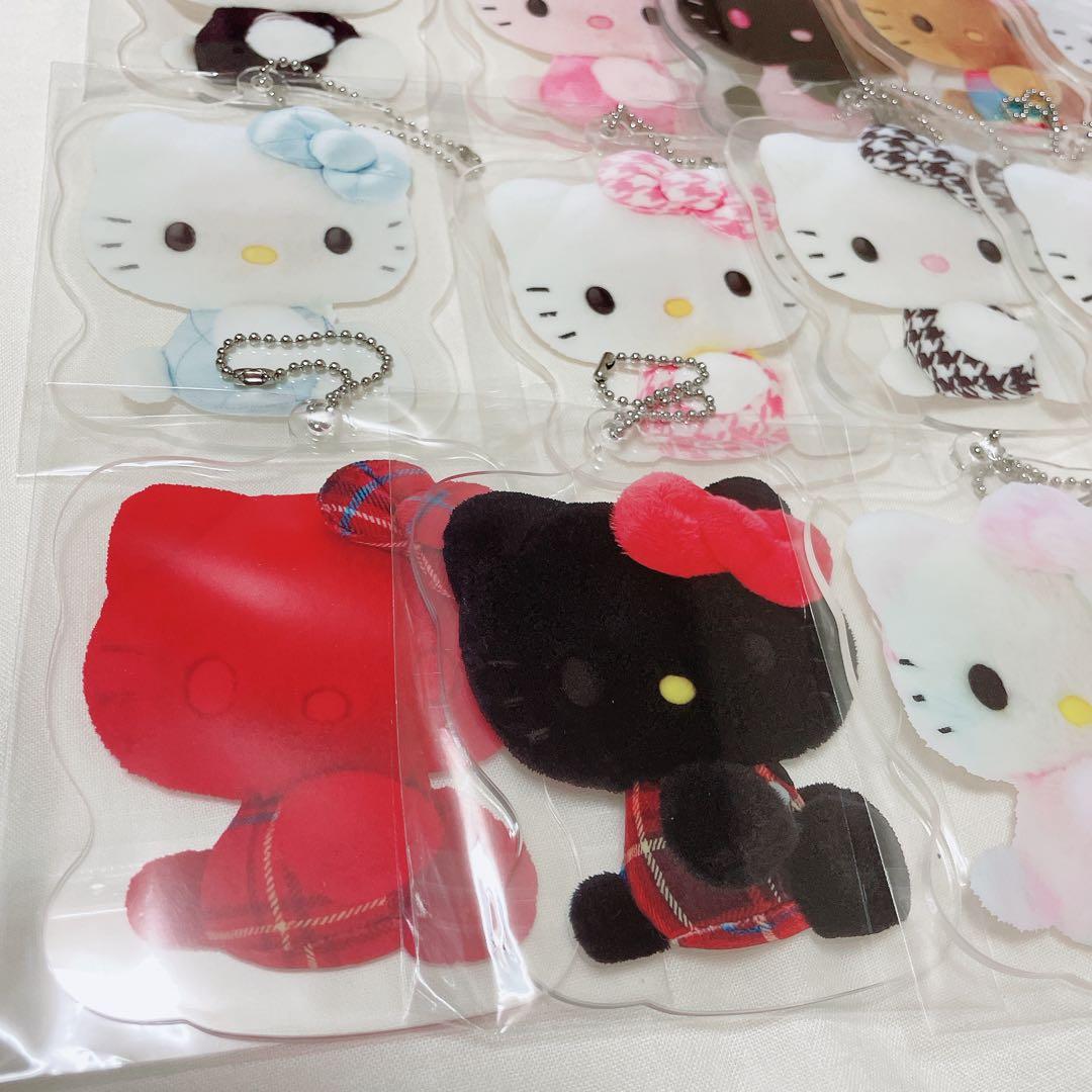 全種　アクリルチャーム ノベルティ キティ ハローキティ 50周年　コンプリート