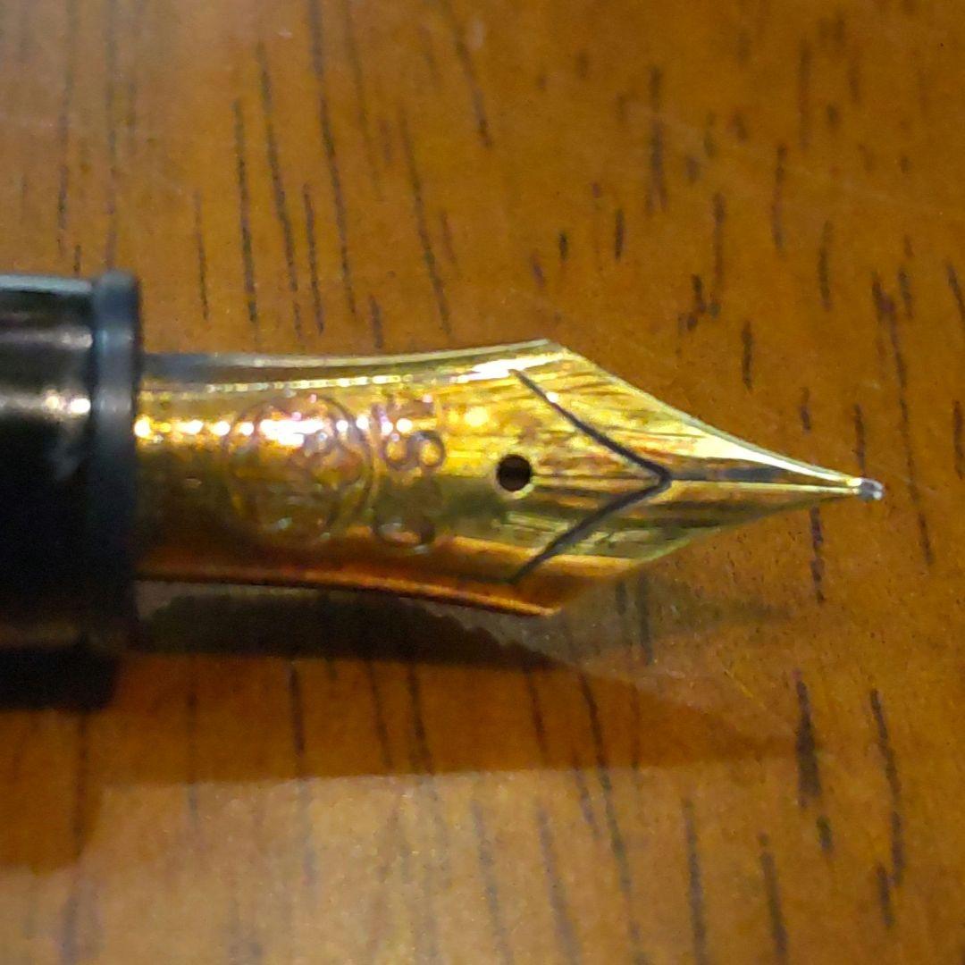 70年代 モンブラン MONTBLANC 万年筆 ボールペン 吸入式 18K 金