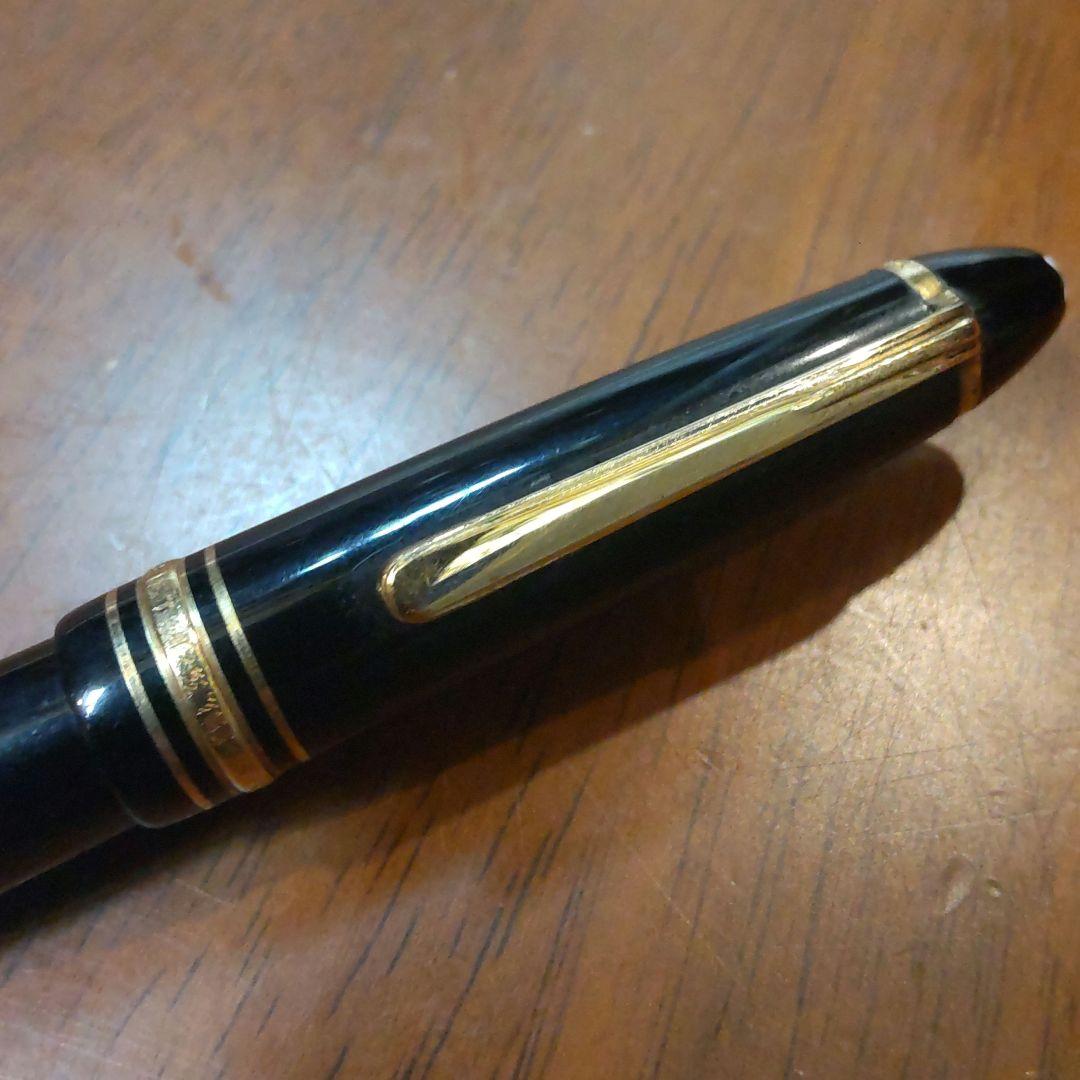 70年代 モンブラン MONTBLANC 万年筆 ボールペン 吸入式 18K 金