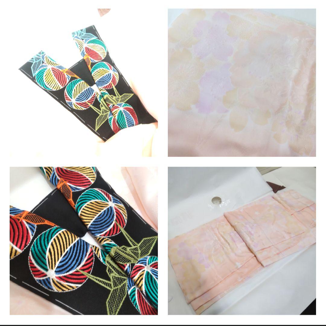 美品　ジョイフル恵利　振袖　長襦袢　帯　セット　着物　KJ05