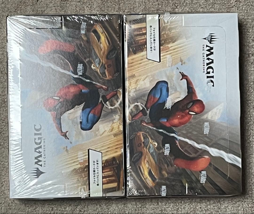 日本語　マジック：ザ・ギャザリング スパイダーマン プレイブースター2BOX