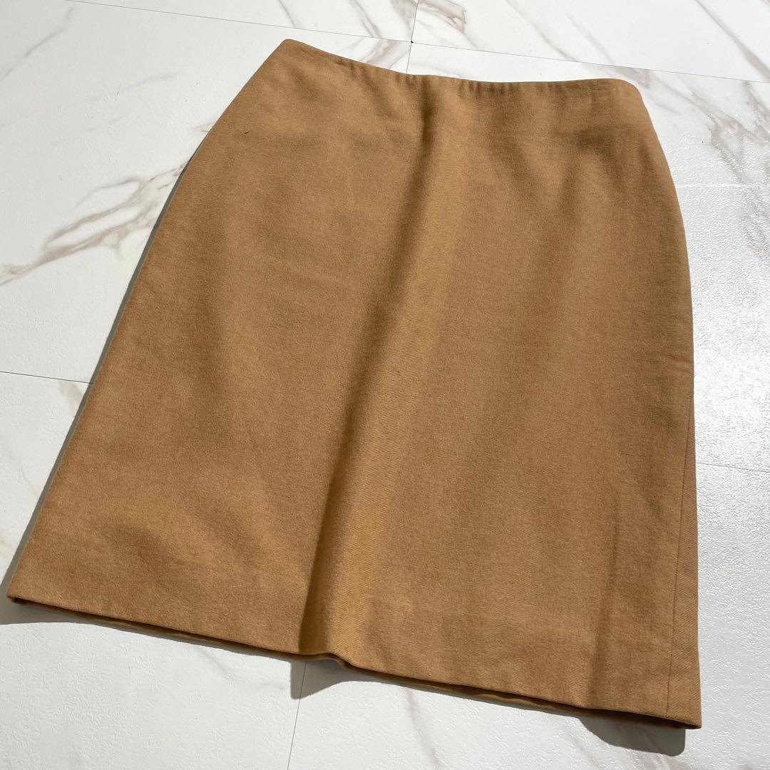 入手困難✨ エルメス マルジェラ期 キャメル素材100% スカート ブラウン