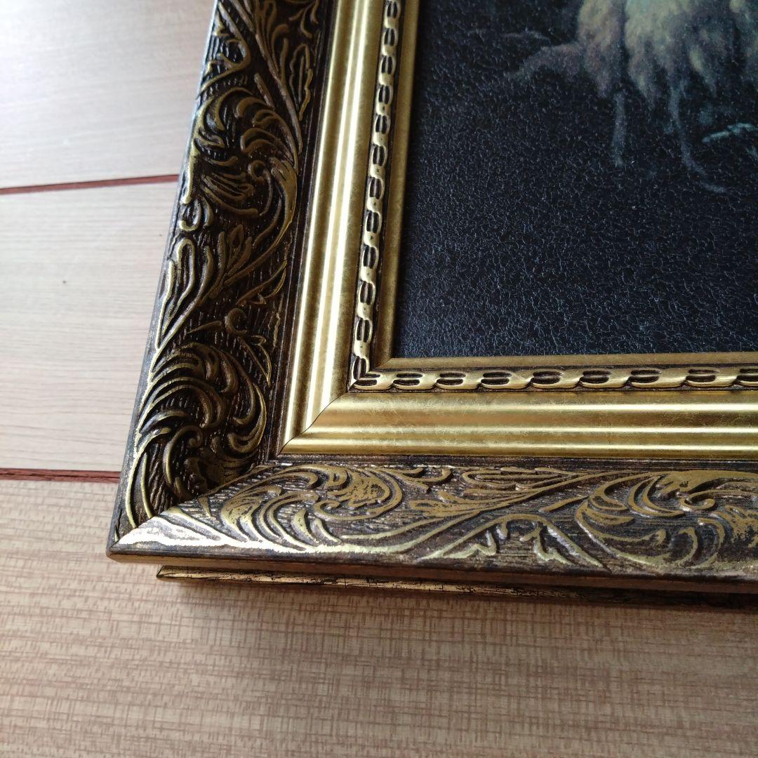 【美品】複製画　ヨーロッパ　牧歌的風景　人物画