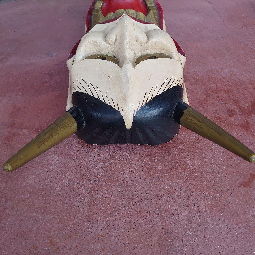 能面　神楽面木彫り　般若　魔除け　縁起物　開運