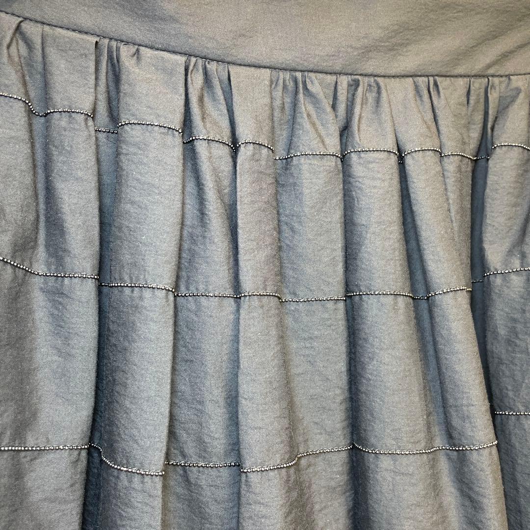 ブルネロクチネリ　モニーレ　チャコールグレー　スカート