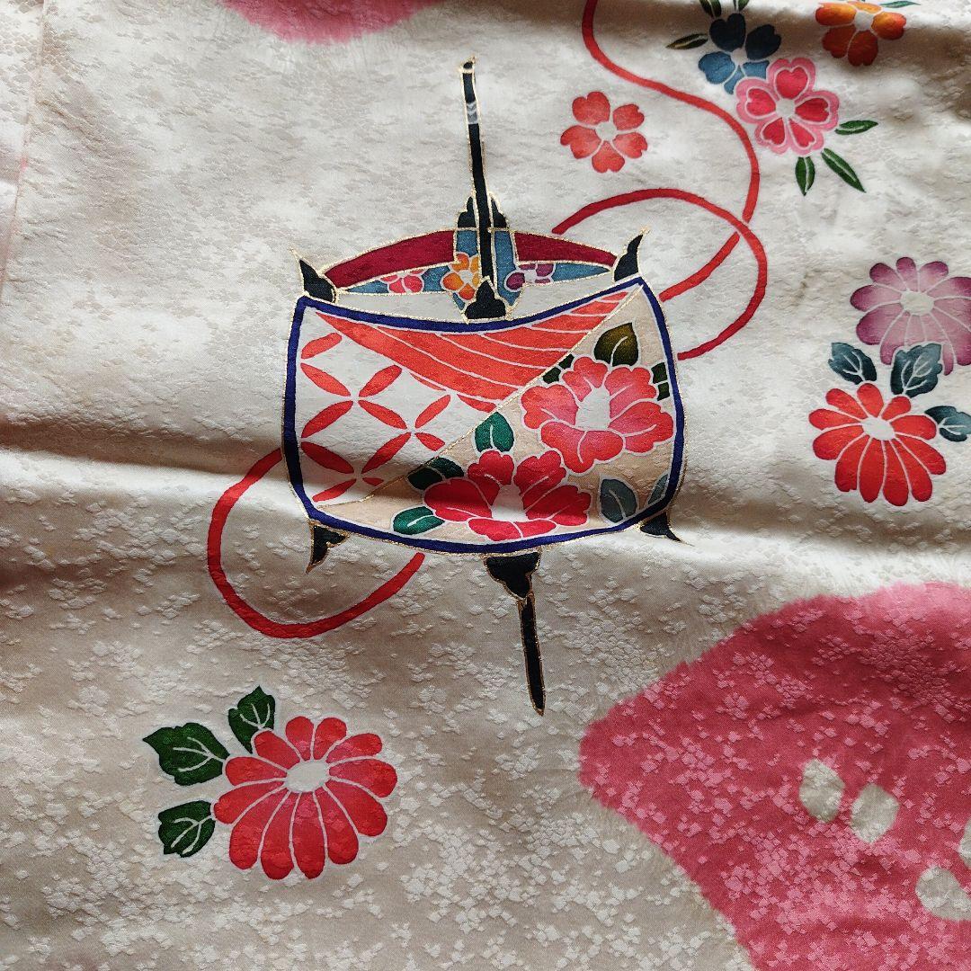 専用　　　訳あり、正絹絞り着物と作り帯