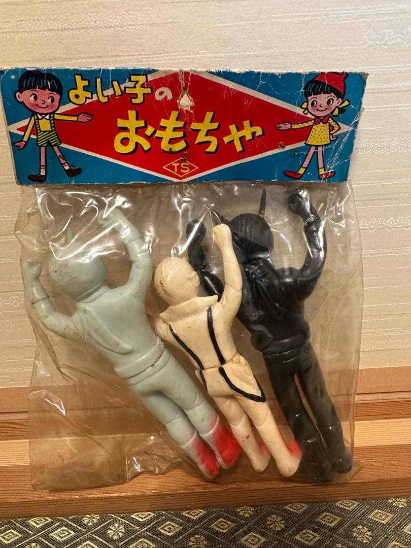 無版権　未開封　3体セット　仮面ライダーX ライダーマン　キャシャーン