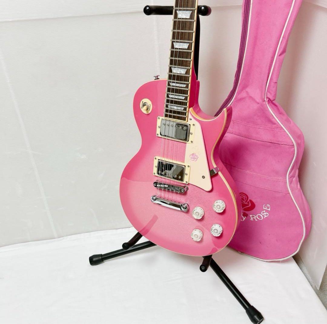 美品 Gyspy Rose ジプシーローズ レスポール LesPaul ピンク