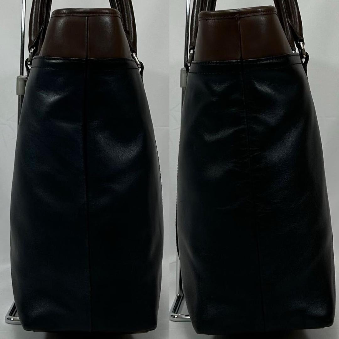 【極美品】コーチ メトロポリタン 2way ビジネスバッグ レザー A4可 茶