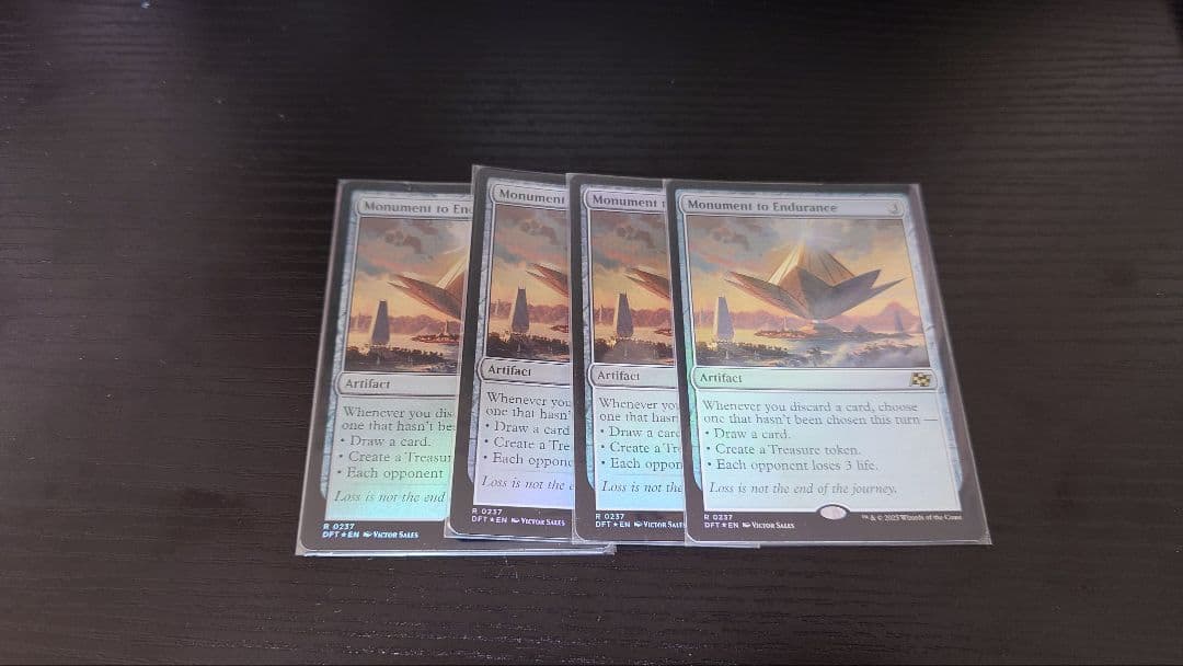 忍耐の記念碑/Monument to Unity Foil 英語版4枚セット