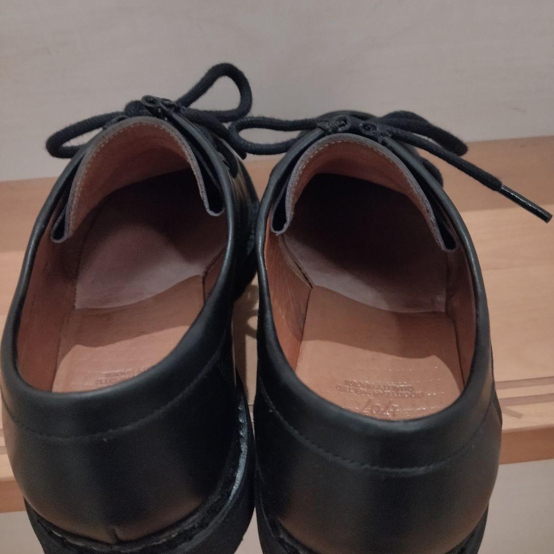 バーウィック　チロリアンシューズ　25.5㎝（UK６ 1/2）ブラック黒　革靴