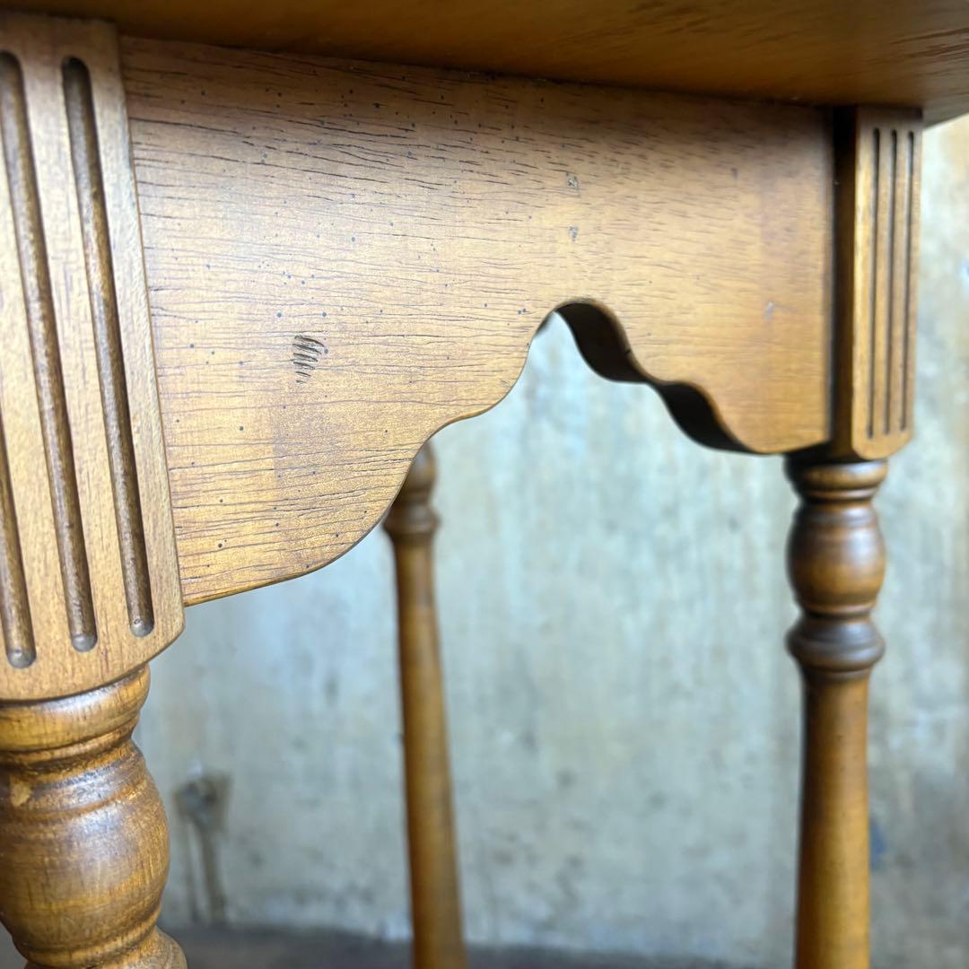 karimoku カリモク　オクタゴンサイドテーブル　フラワースタンド　花台