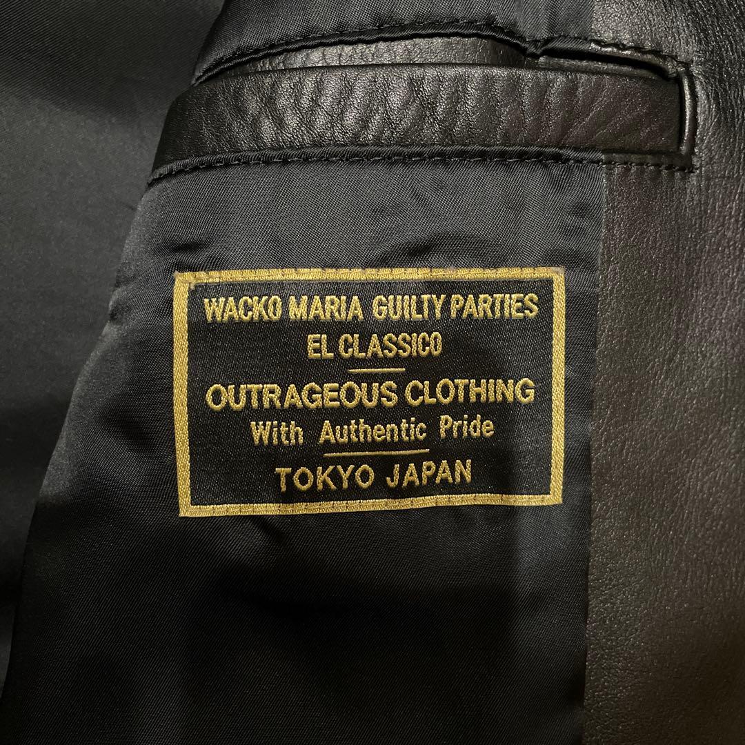 ワコマリア　レザージャケット　サイズS シングルライダース　wackomaria