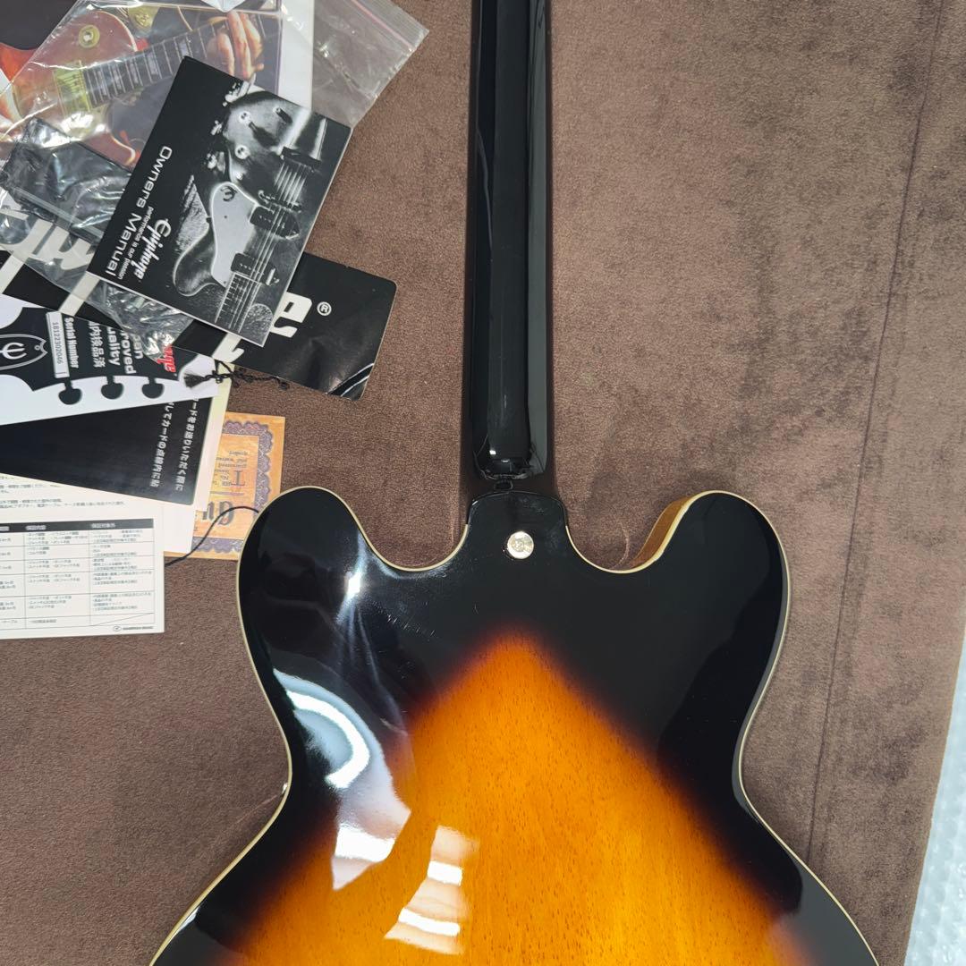 Epiphone DOT vintage Sunburst ほぼ新品です