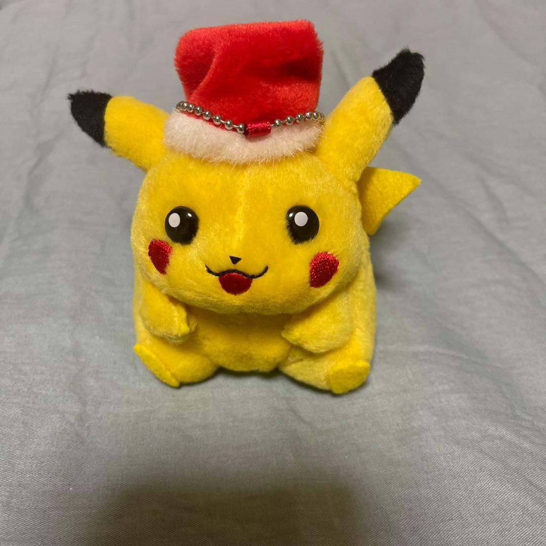 初期　サンタピカチュウ　マスコット　ぬいぐるみ　ポケモンセンター