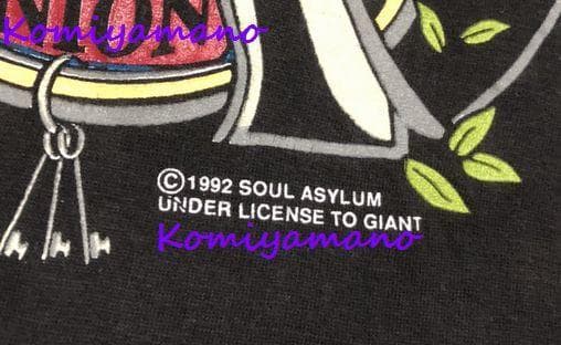 1992年 ソウル・アサイラム Soul Asylum UKツアーＴシャツ