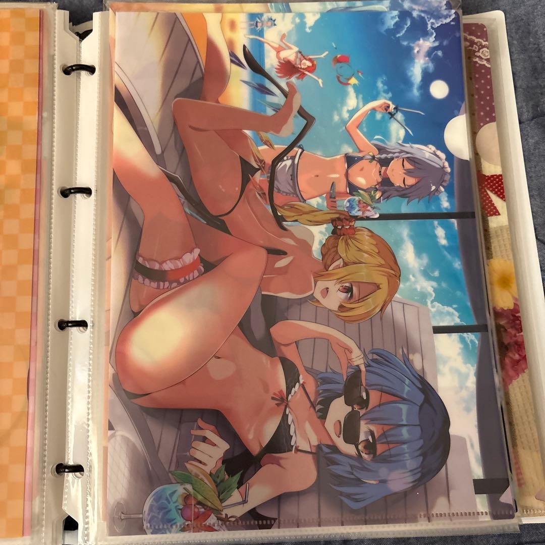 東方project 紅魔館　水着　美少女　クリアファイル　VY24