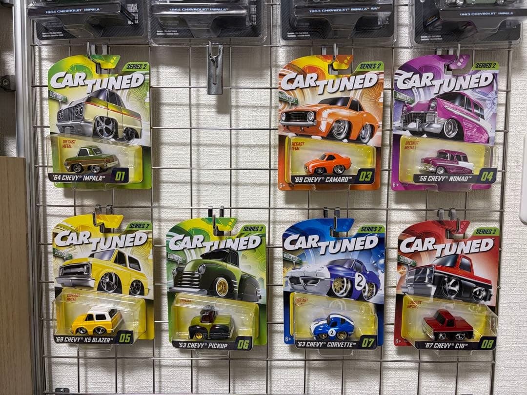 CAR TUNED 1:64 シリーズ2 ミニカー7台セット シボレー