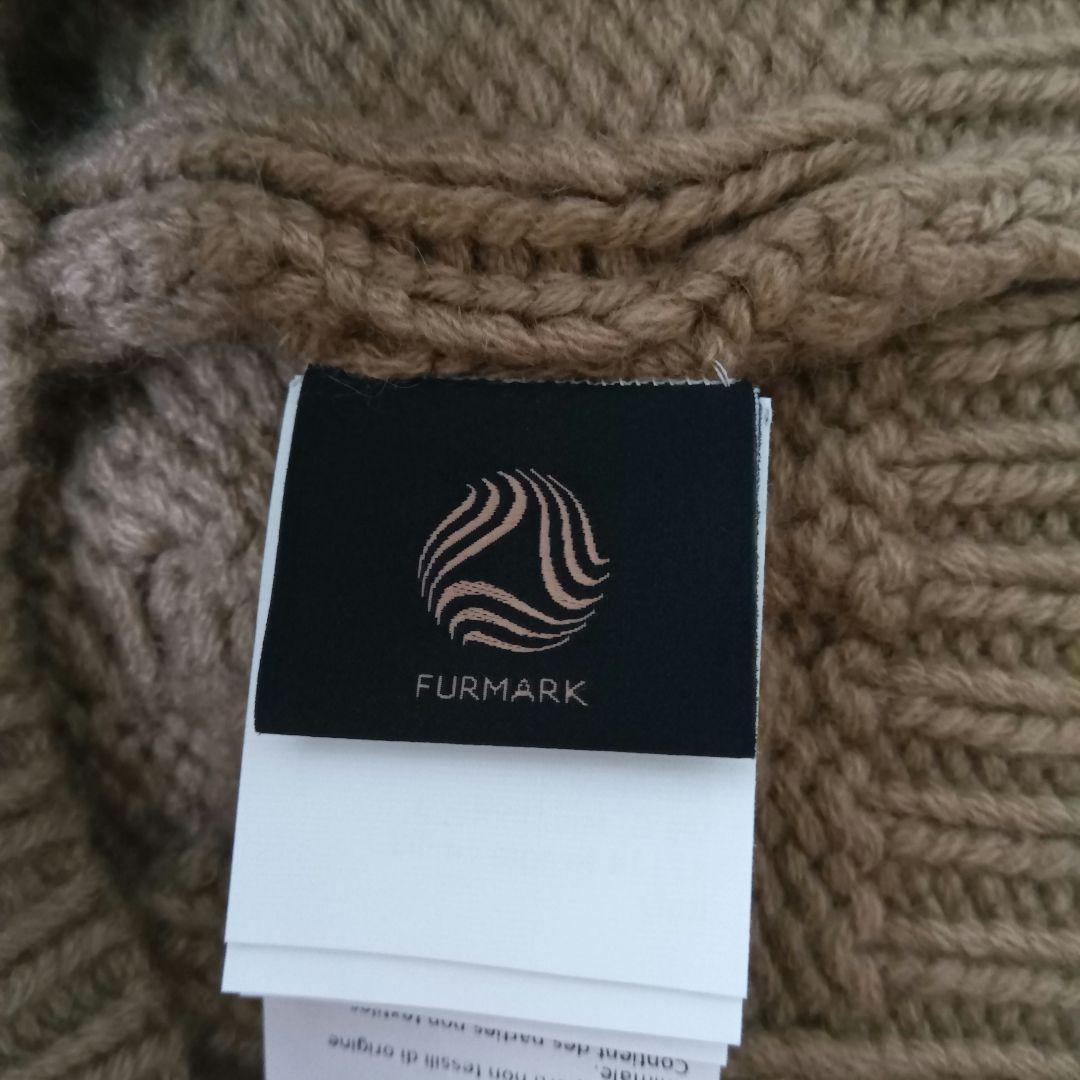 ✨️極美品✨️ マックスマーラ ニット帽 カシミヤ フォックスファー 白タグ