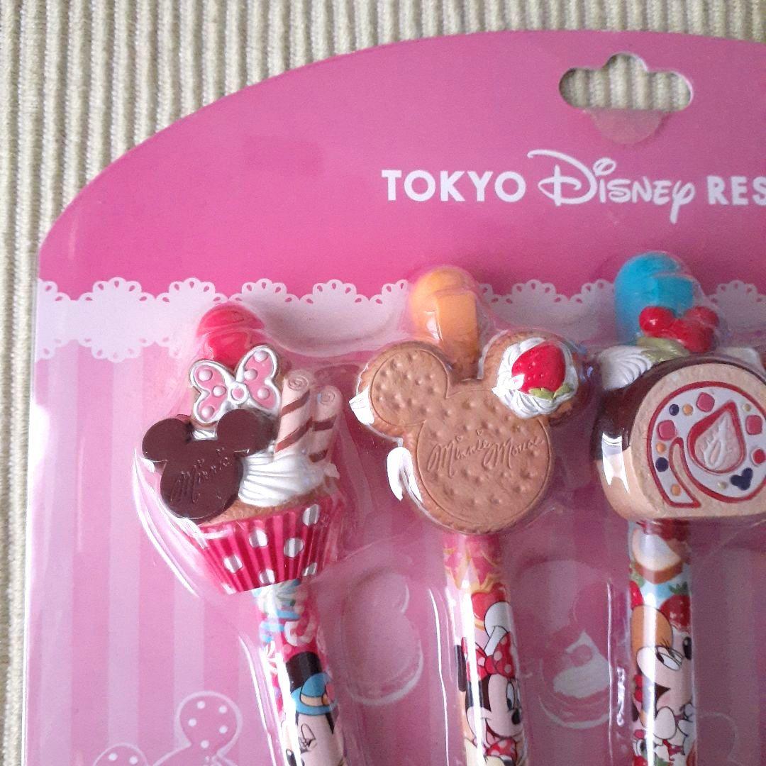 ディズニー　ミニー　ボールペン　スイーツ　お菓子　パティシエ　ケーキ　マカロン