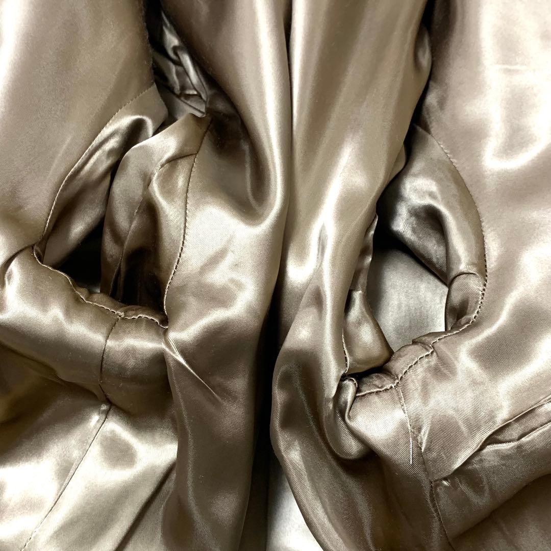 最高級 JAEGER イエガー 英国製 コート キャメル100% ベロア襟