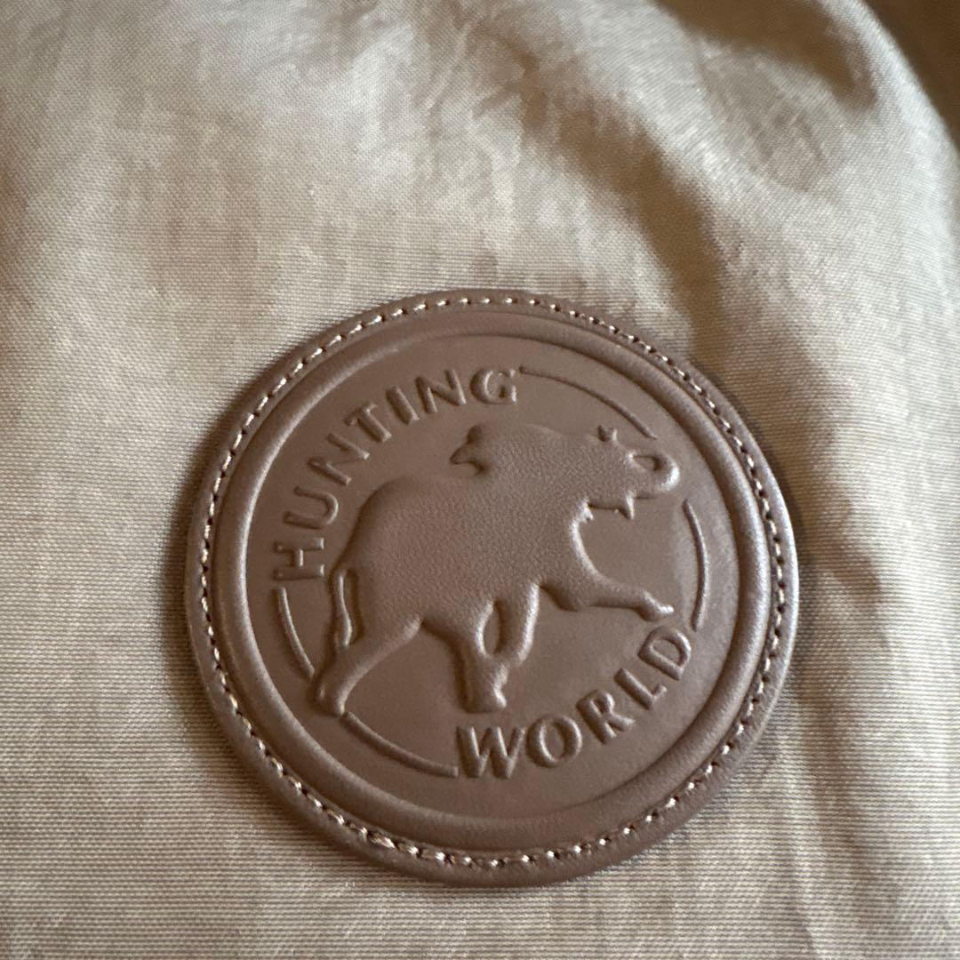 ハンティングワールド　巾着型ショルダーバッグ