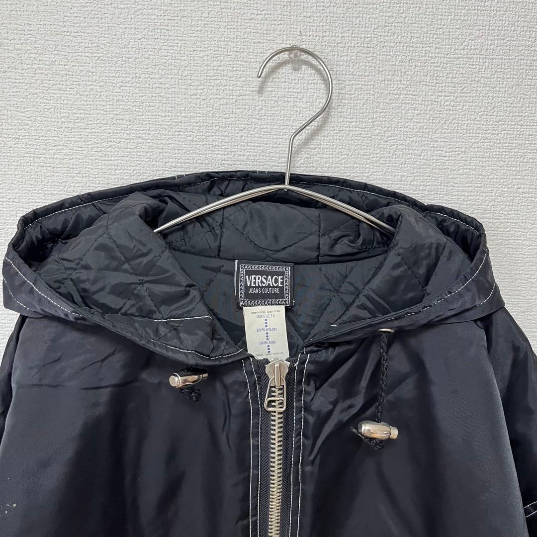 し*ん様 VERSACE JEANS COUTURE ブラックジャケット ヴェル