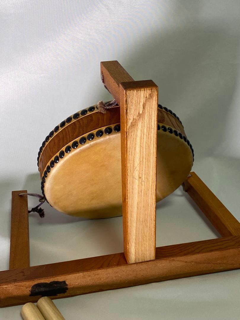 ２１５５❣️ 民謡平太鼓　ミニ　台付　2セット