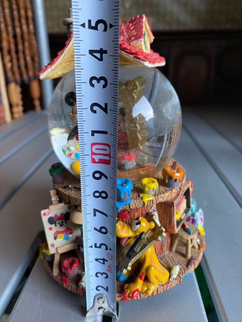 ディズニー　オルゴール付スノードーム　ミッキーマウス レア