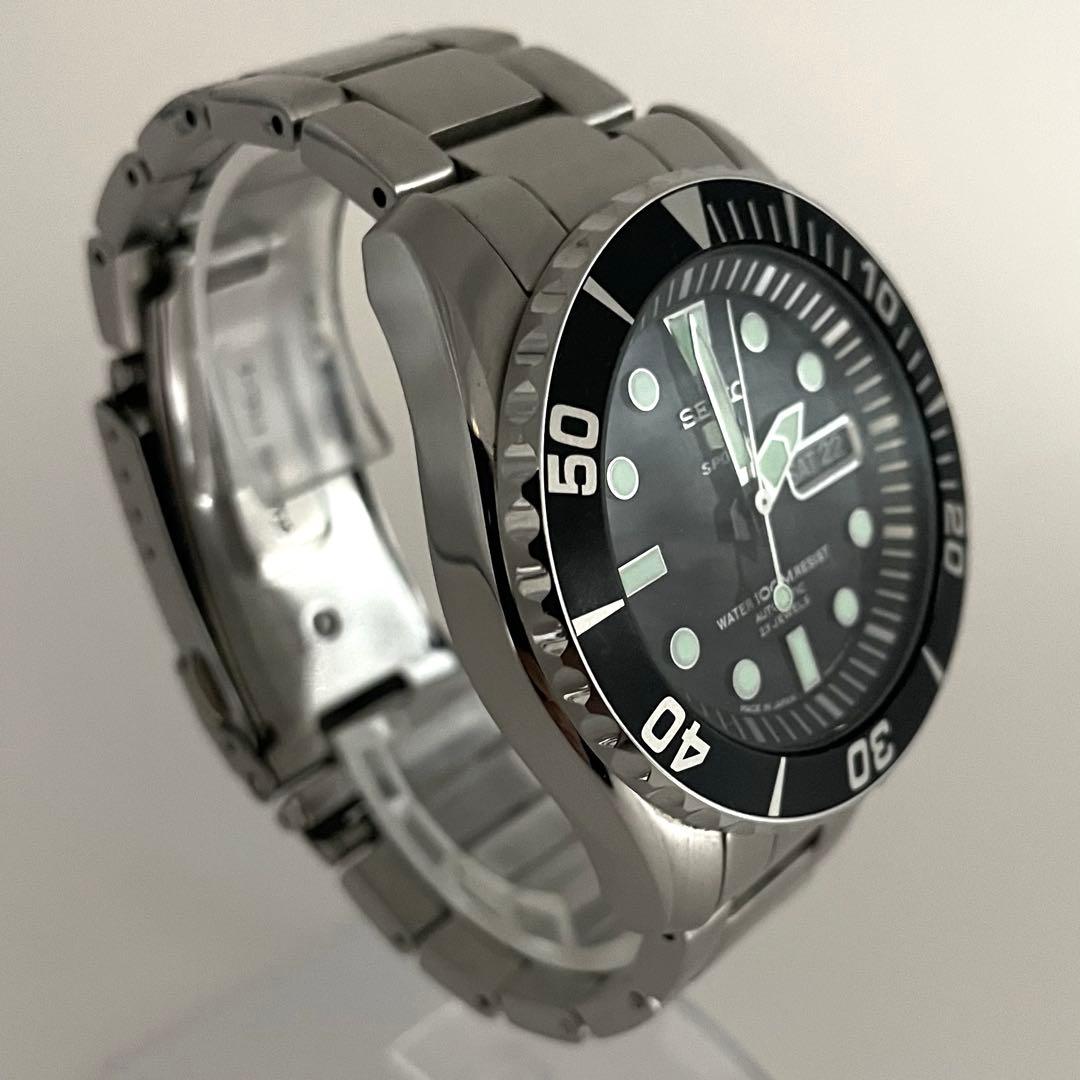 【美品】SEIKO5 自動巻き ダイバーズ 7S36-03C0 日本製