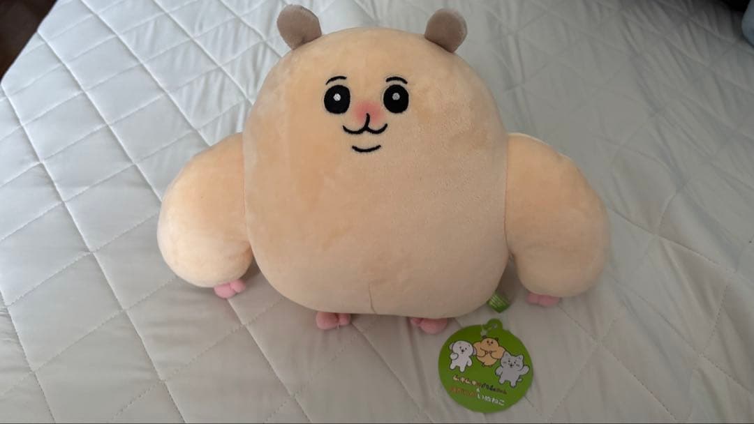 ムキムキのハムちゃん BIGぬいぐるみ