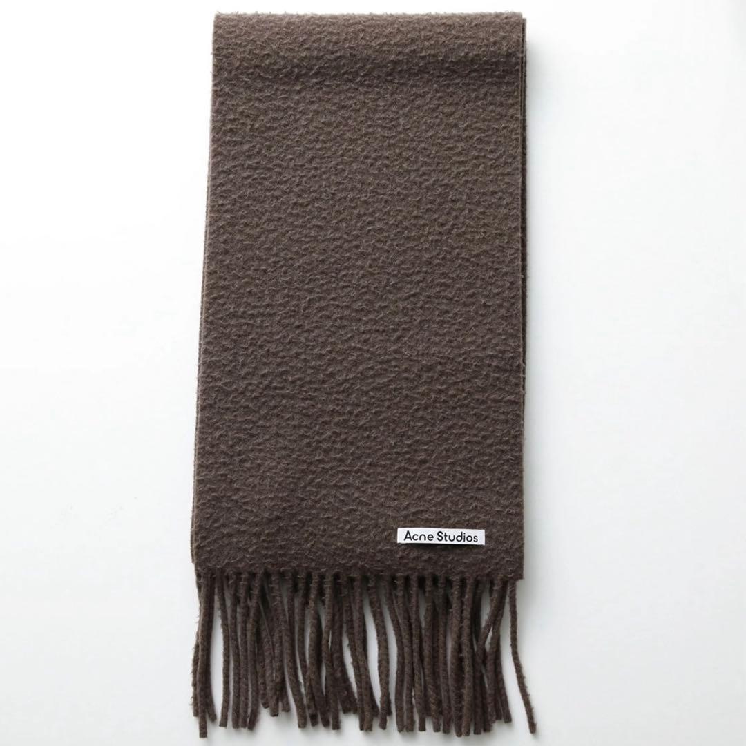 Acne Studios ブラウン マフラー 200x25cm