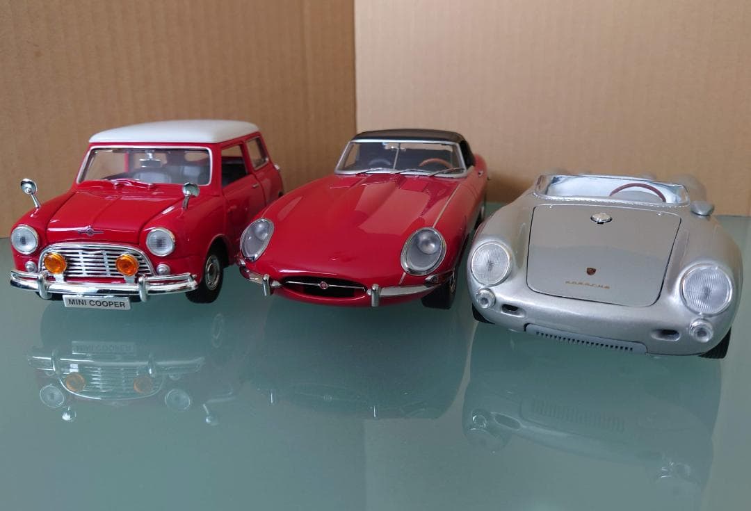 1/18 ポルシェ550A スパイダー 1955 シルバー Porsche