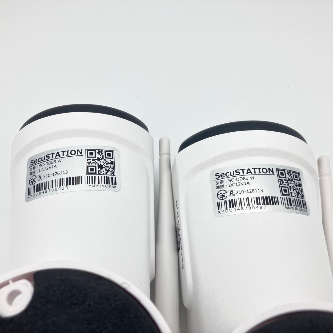 SecuSTATION 防犯カメラ SC-DD85W 増設用 パレット型 2点