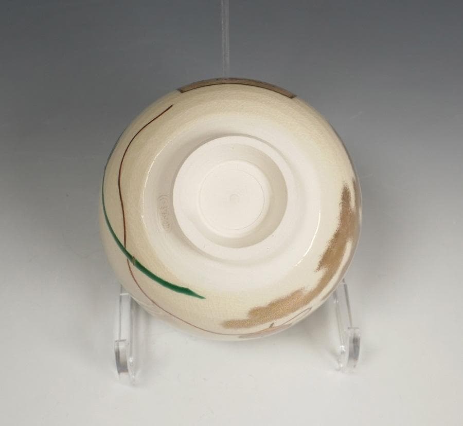 杉田祥平 色絵寅の絵馬画茶碗