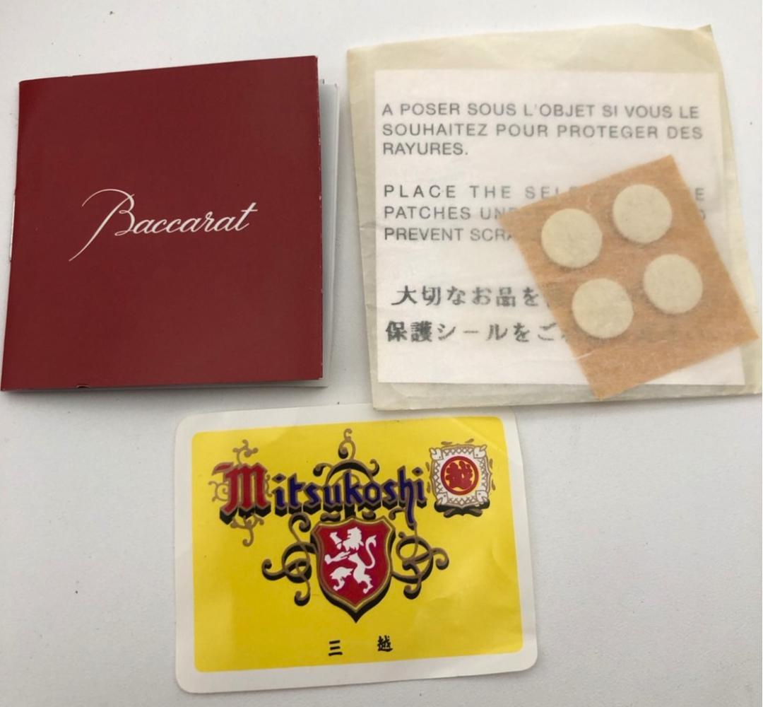 Baccarat クリスタルガラス 象の置物 r