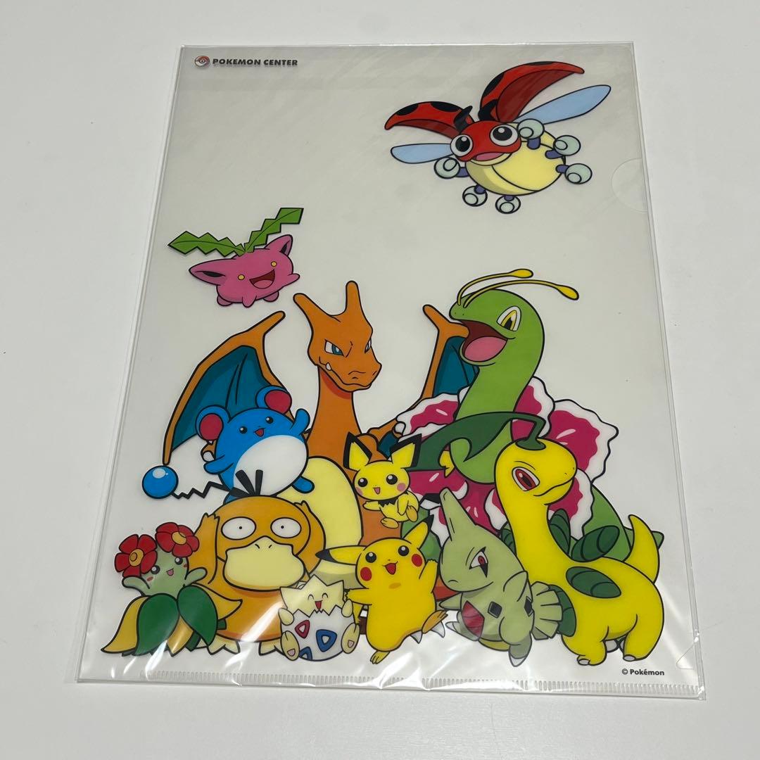 【レア】当時物　ポケモンセンター　クリアファイル　金銀　2000