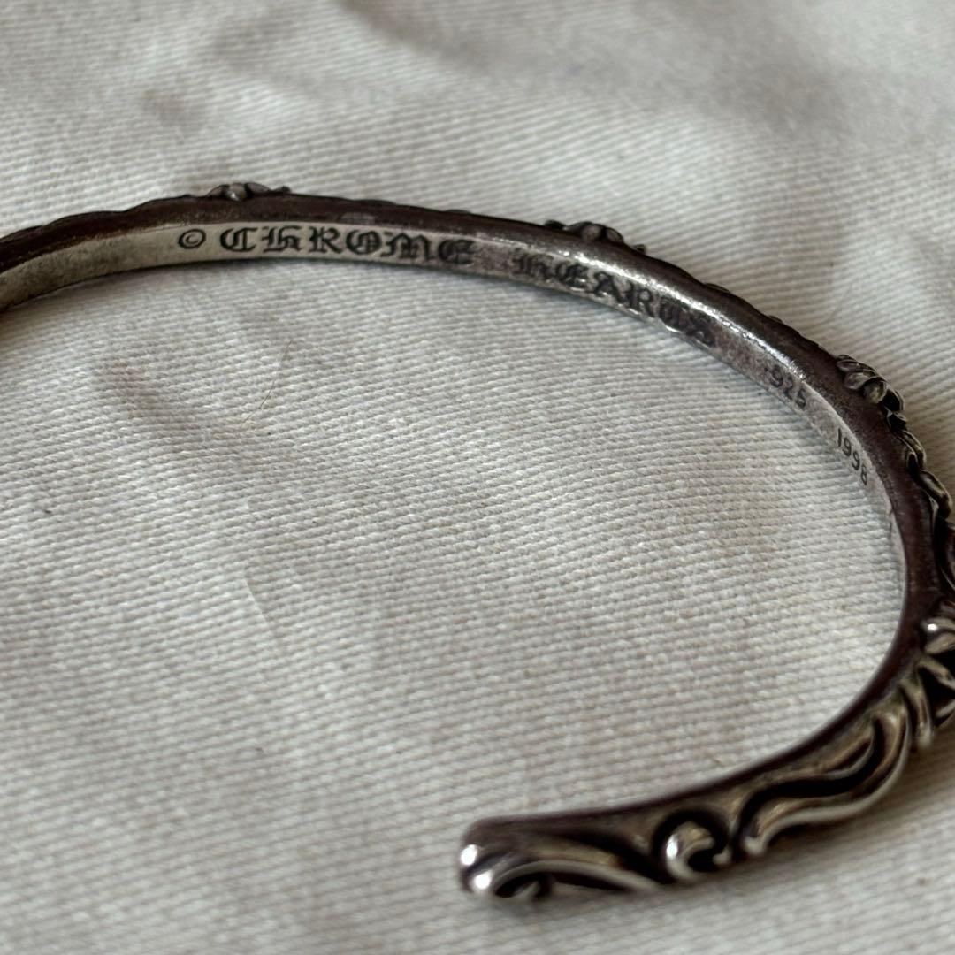 クロムハーツ Chrome Hearts SBT バングル シルバー 925 M